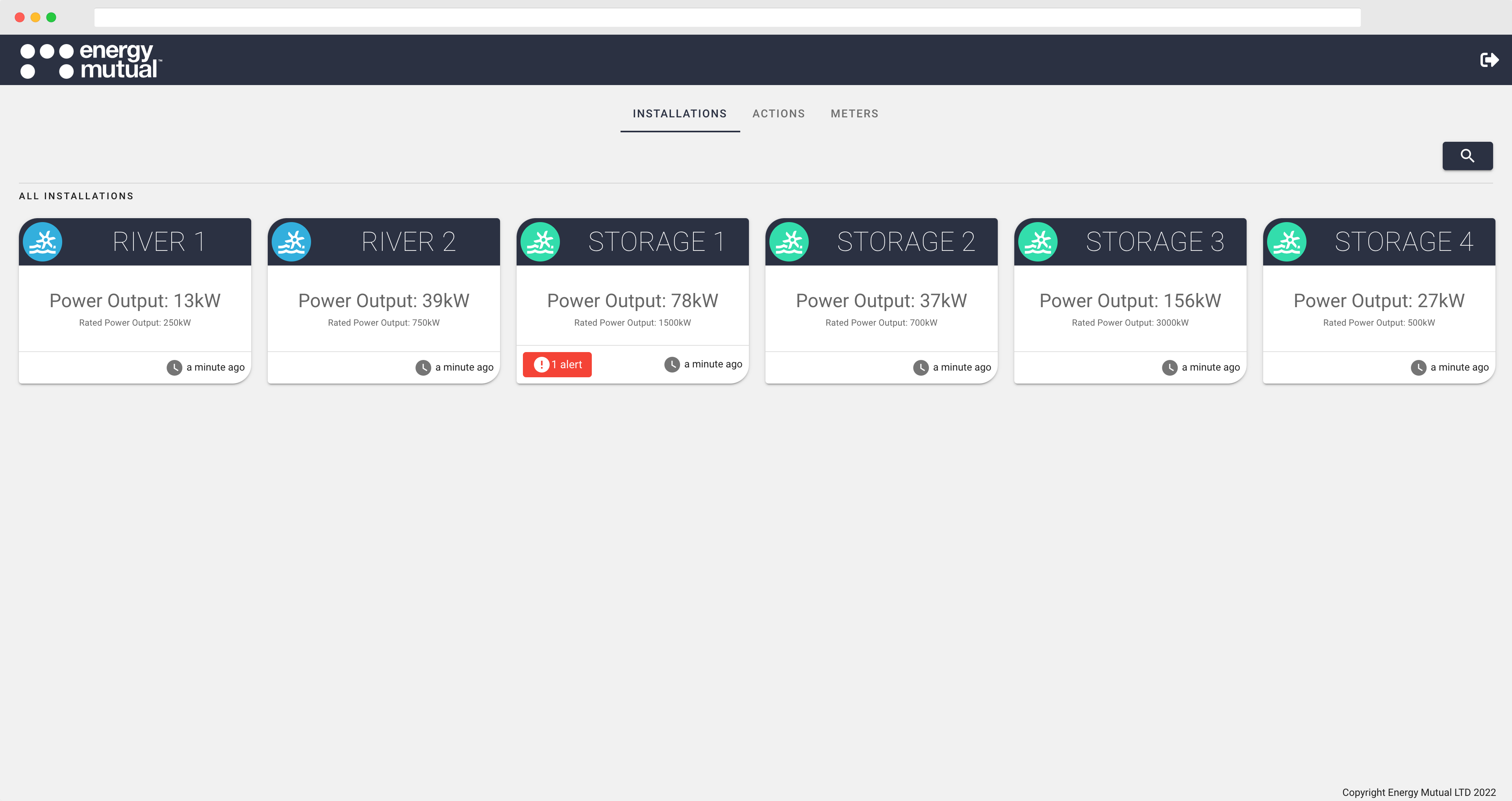 Energy Mutual Asset Management platform